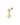 Zoe Pearl Stud - Gold