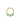 Paisley Clicker Hoop - Emerald