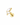 Cleo Marquise Stud - Gold