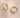 Storm Pave Huggies - Gold